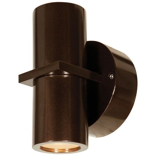 KO, BiDirectional Outdoor LED Wall Mount, Bronze Finish, Clear Glass, Access Lighting, Mfr#: 20352MG-BRZ/CLR